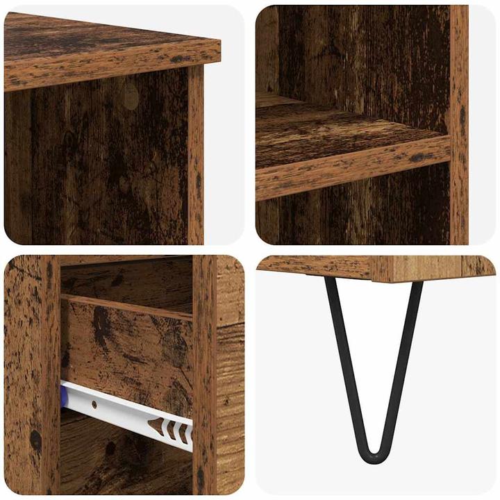 Image du produit vidaXL Highboard Aufbewahrung (36 x 40 x 110 cm)