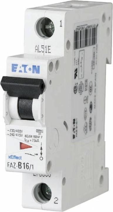 Produktbild Eaton MCB, 1A, C-type, 1Pole, 15kA