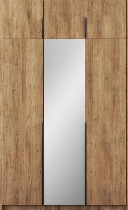Produktbild ADRK Furniture Alera III mit Aufsatz – Drehtürenschrank (148 x 58 x 250 cm)