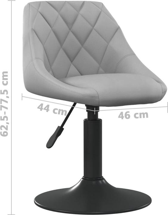 Image du produit vidaXL drehbarer Esszimmerstuhl