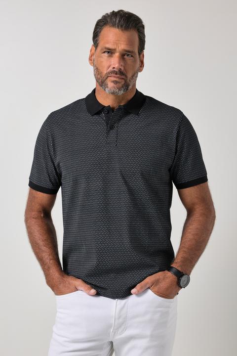 Produktbild JP1880 Poloshirt, Halbarm, Jersey, Minimalmuster (8XL)