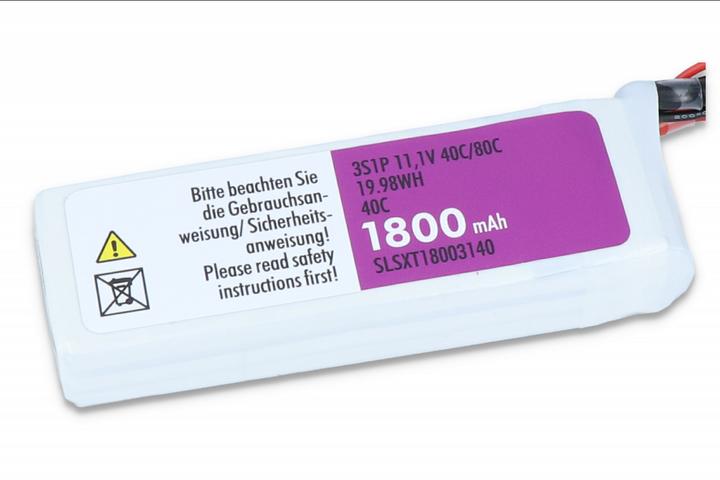 Produktbild SLS XTRON 1800mAh 3S1P 11,1V 40C/80C (11.10 V, 1800 mAh)