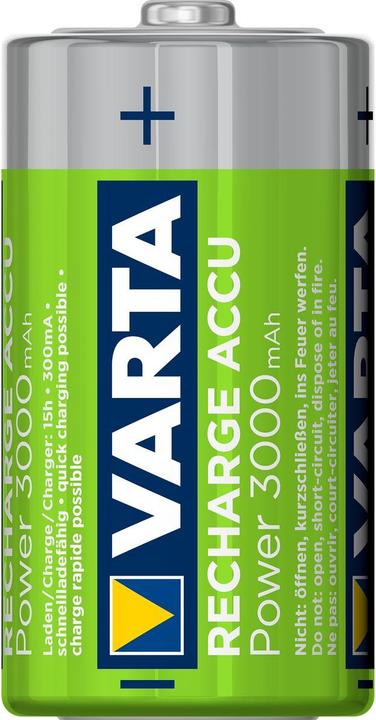 Actual product image Varta Recharge Accu Power (2 pcs., C, 3000 mAh)