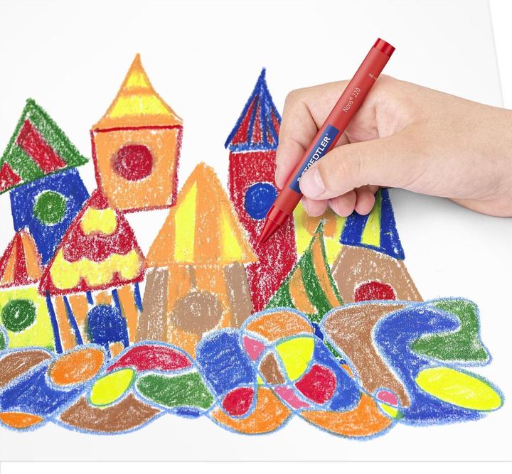 Actual product image Staedtler Noris 220 Wax Crayons (24 x)