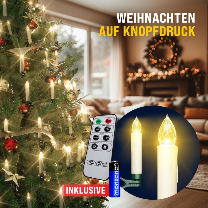 Image du produit Monzana Bougies de Noël LED (1 x)