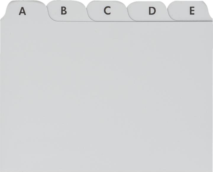 Immagine prodotto Brunnen Schede A7 A-Z (A7, 25x)