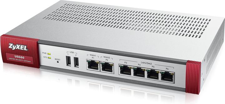 Image du produit Zyxel USG60 y compris l'offre groupée d'un an de service