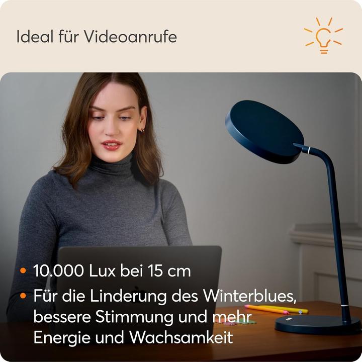 Productafbeelding Lumie 10000 lux 15cm task black light therapie kantoor (10000 lx)