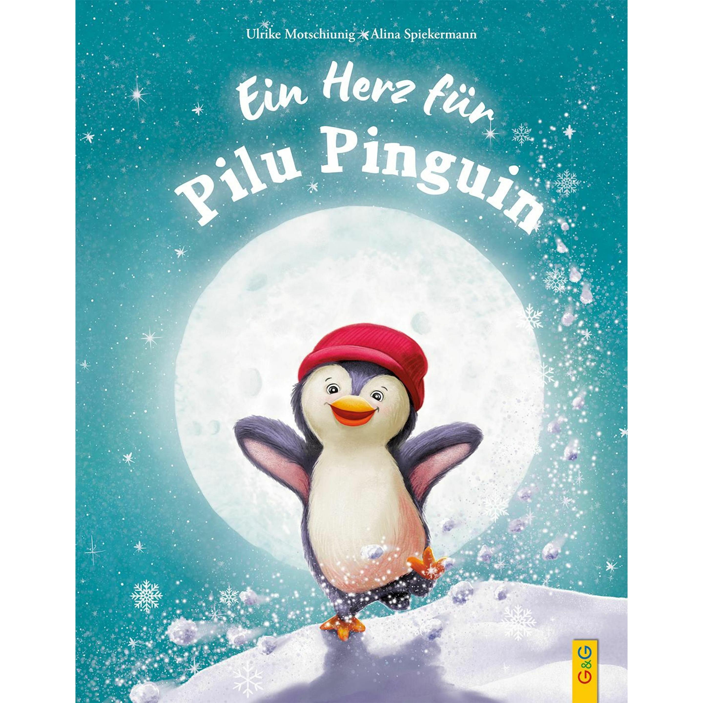 Motschiunig:Ein Herz für Pilu Pinguin, Kinderbücher von Ulrike Motschiunig, Alina Spiekermann