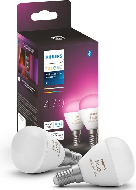 Immagine prodotto Philips Hue Lampadario d'ambiente bianco e colorato (E14, 470 lm, 2x)