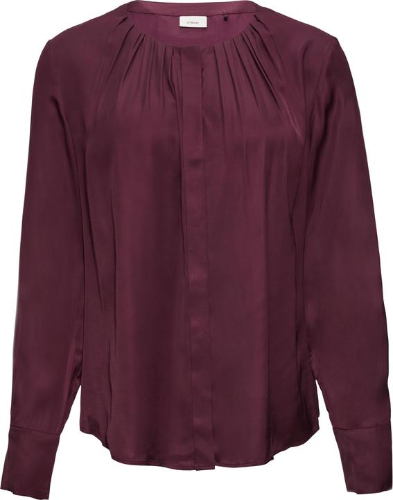 Produktbild S.Oliver Bluse Elegante Bluse mit verdeckter Knopfleiste (48)