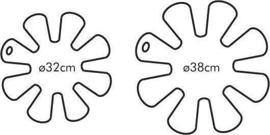 Produktbild Tescoma 420884 Topfuntersetzer 2 Stück(e) (PRZEKLADKAMIEDZYPATELNIEPRESTOMALAiDUZA/2SZT./CZER) (2 x, Pfannenuntersetzer)