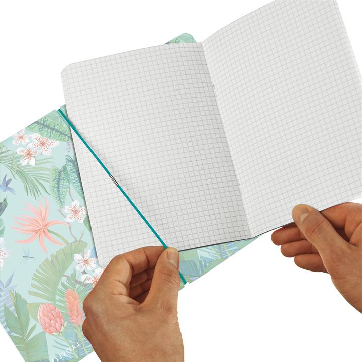 Produktbild Herlitz Ladylike Jungle Notizbuch A4 80 Blätter Grün (A4, Liniert, Weicher Einband)