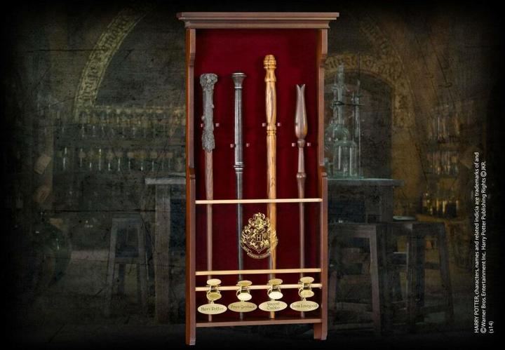 Noble Collection Support mural Harry Potter pour 4 baguettes