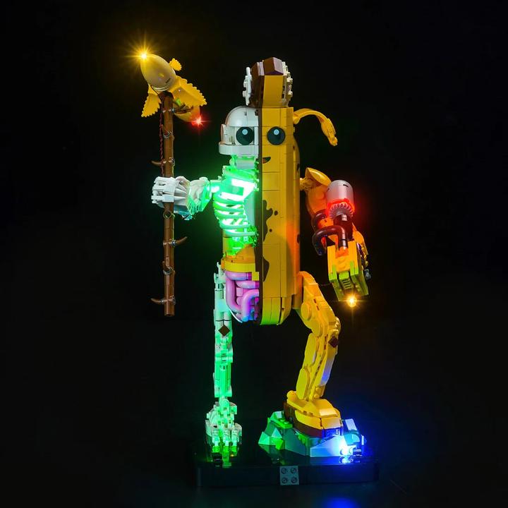 Produktbild BrickBling LED Licht Set für LEGO Fortnite: Knochen-Schali (77072)