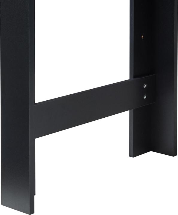 Produktbild En.Casa Bartisch Danderyd 120x60x106 cm mit 3 Ablagefächern Schwarz/Eicheoptik