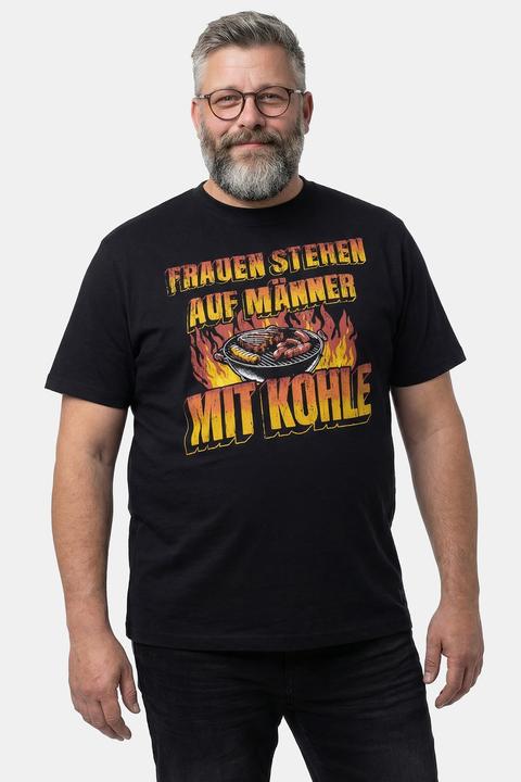 Produktbild Men+ T-Shirt, Grill-Print, Halbarm (8XL)