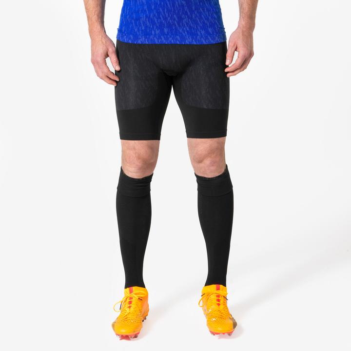 Produktbild Kipsta Damen/Herren Fussball Funktionsshorts - Keepdry schwarz (XS)