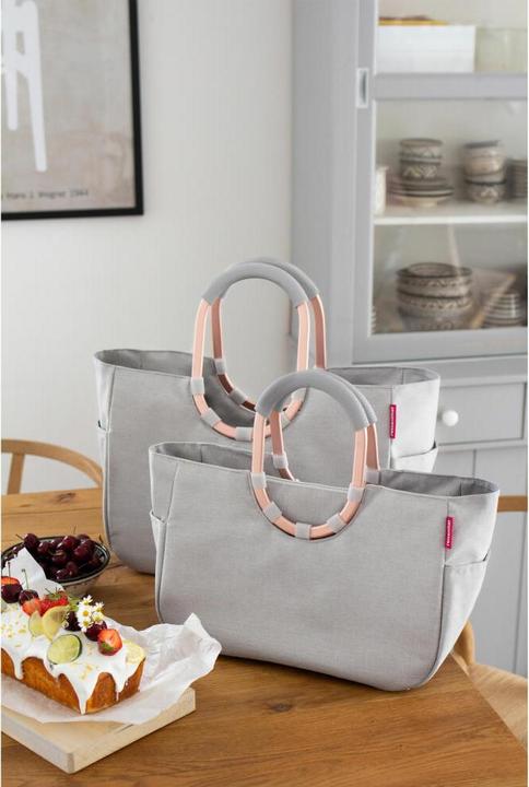 Actual product image reisenthel Shopping Basket Loopshopper M Frame twist sky rose
