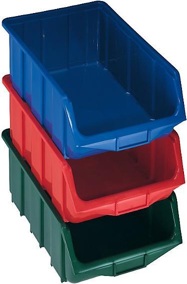 Actual product image kaiserkraft Polypropylene open fronted storage box