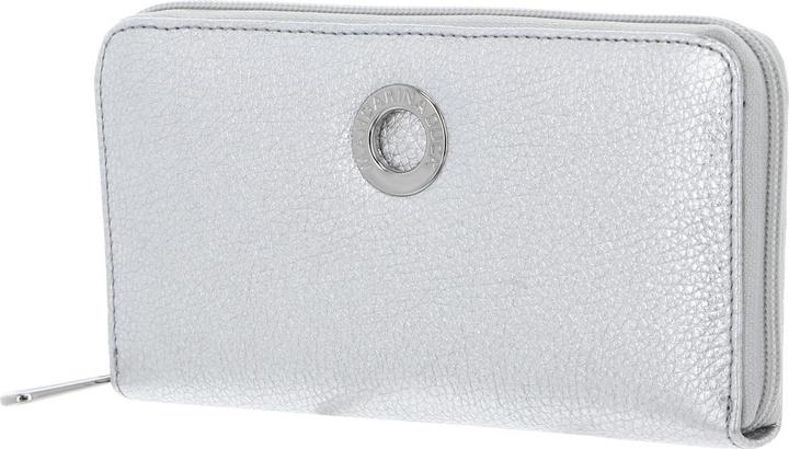 Image du produit Mandarina Duck Portemonnee en cuir structuré avec fermeture éclair et compartiments
