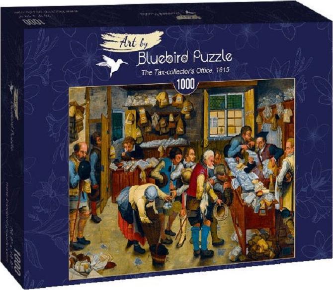 Actual product image Bluebird 60085 Puzzle 1000 pcs. Museum Series Pieter Brueghel the Younger - The Tax-collector's Offi (1000 pieces)
