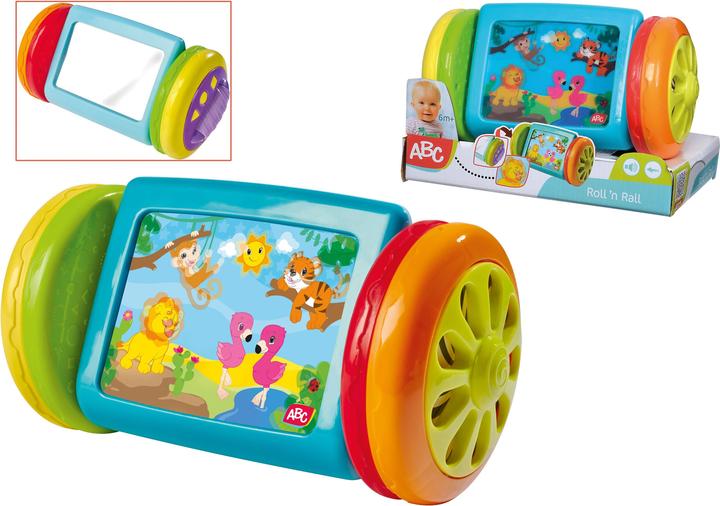 Immagine prodotto Simba 104010018 - Specchio rotante ABC, con grande immagine oscillante in entrambe le ruote, 12 cm, a