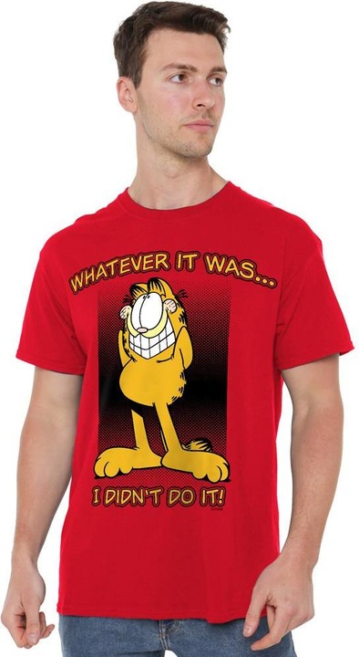Actual product image Garfield Mens I Didn't Do It T-Shirt (XL)