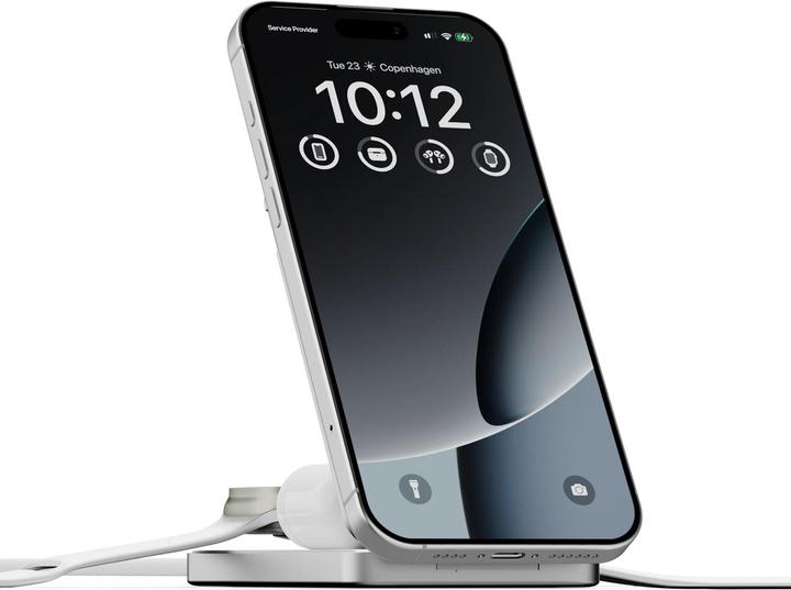 Actual product image LINQ Connects 3in1 Magnetic Wireless Powerbank und Stand (8000 mAh, 20 W, 30.80 Wh)