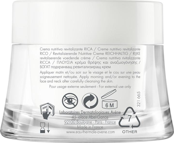Image du produit Avène Crème Nutritive Revitalisante (50 ml, Crème de jour)