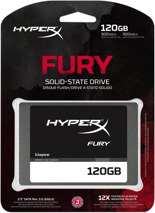 Image du produit HyperX Fury (120 Go, 2.5")