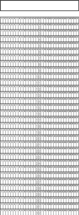 Produktbild Franken Personalplaner (90 x 60 cm)