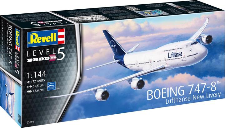 Actual product image Revell Boeing 747-8 New Livery