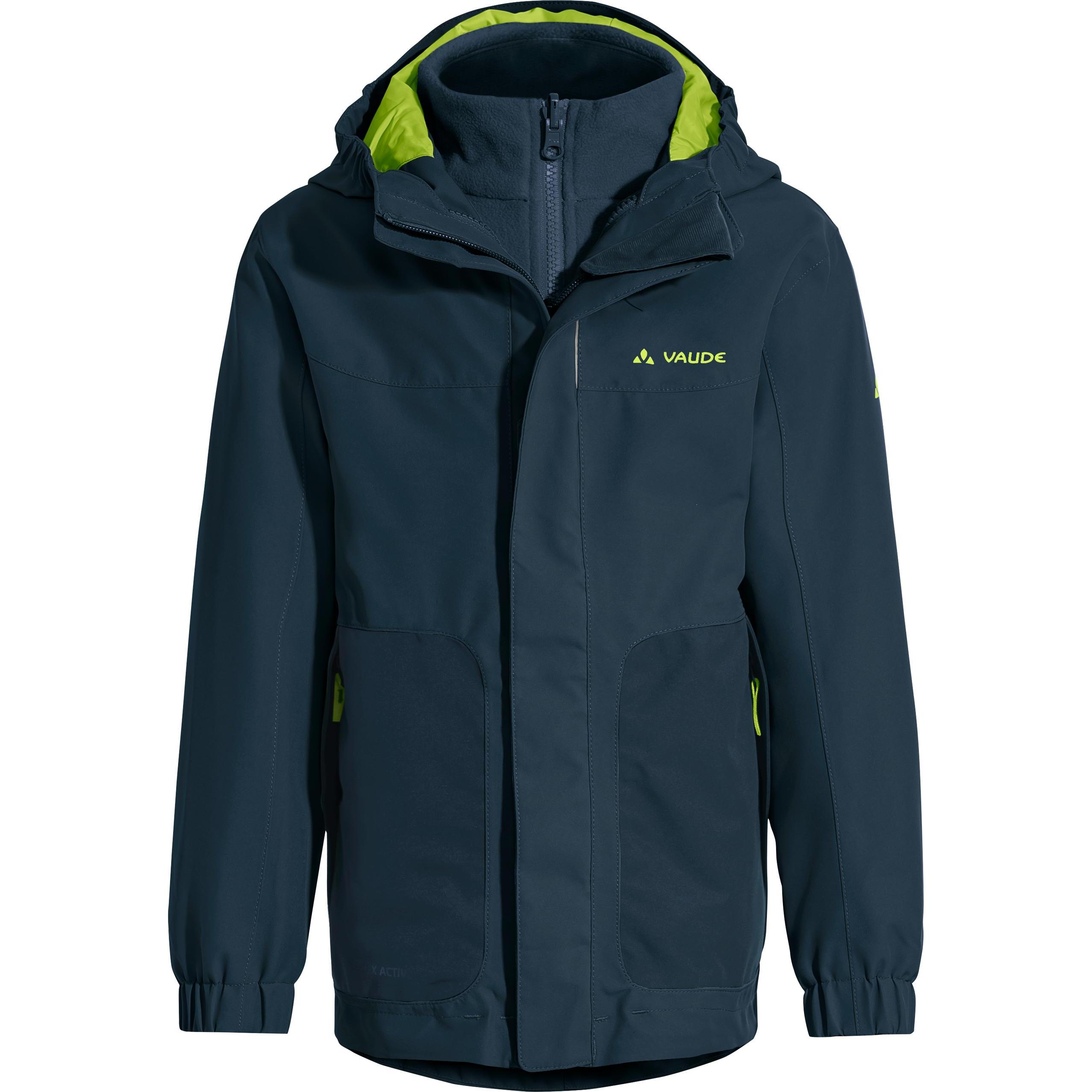 Vaude, Jungen, Jacke, Campfire 3in1 Jacke IV (98), Blau, 98