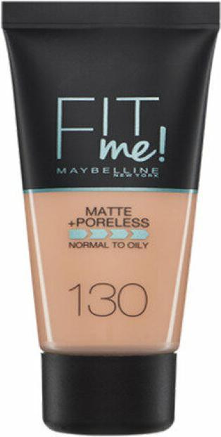 Actual product image Maybelline New York Fit Me Matte + Pore less Foundation - 30 ml #130-buff beige (130-buff beige)