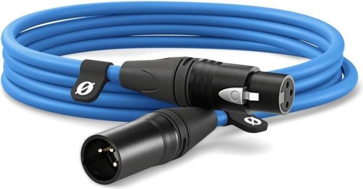 Productafbeelding RØDE XLR3M-B XLR kabel 3m blauw (nieuw) (3 m, XLR)