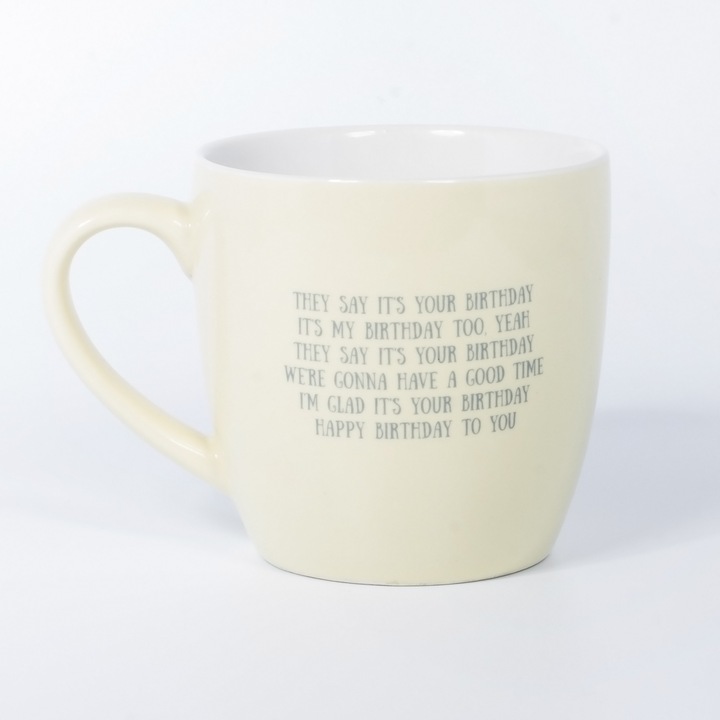 Actual product image Mugs set Lyrical Mug Birthday (250 ml)