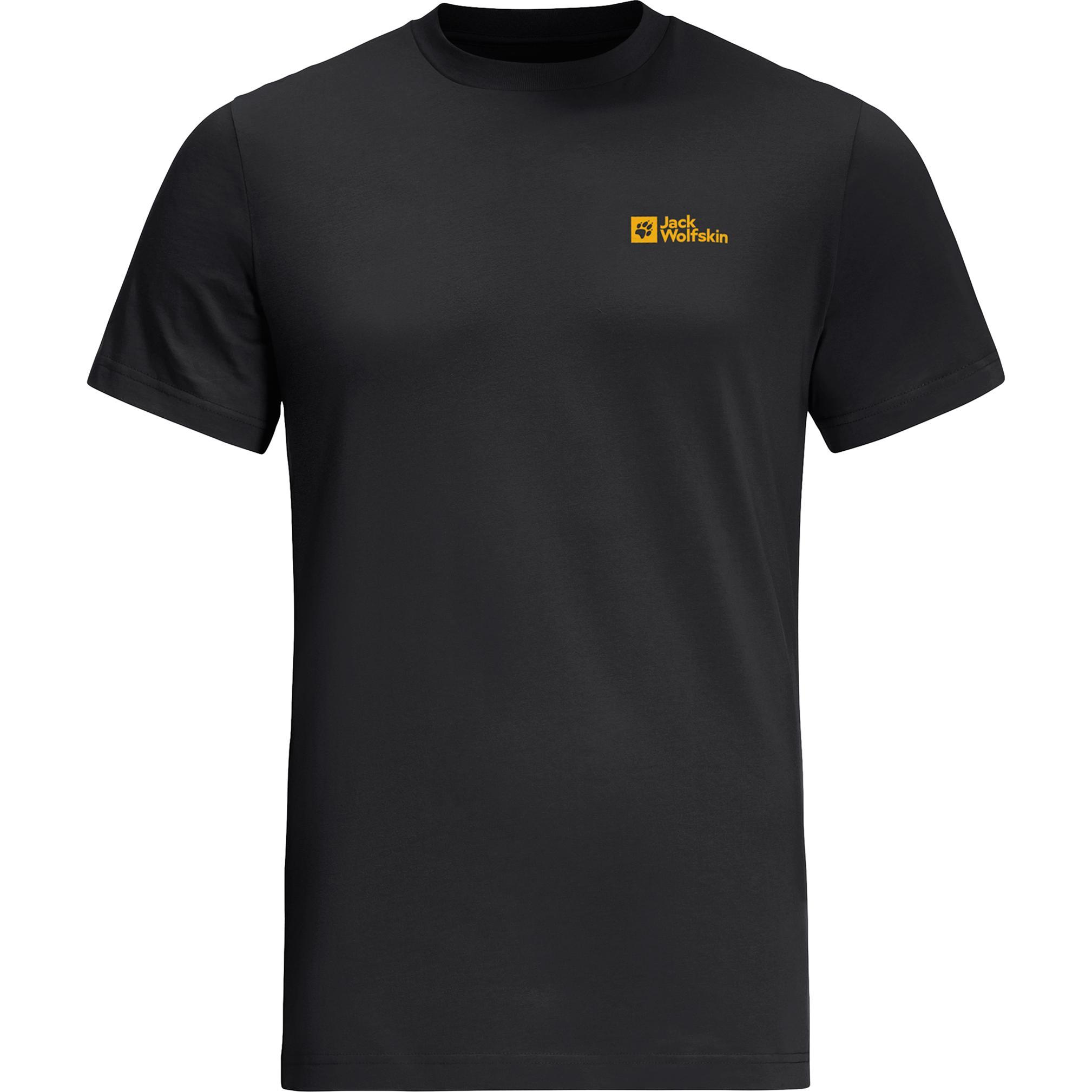 Jack Wolfskin, Herren, Shirt, Essential T M, Schwarz, (M)