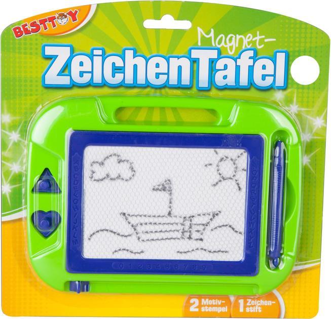 Besttoy Magnet Zeichentafel blau-grün