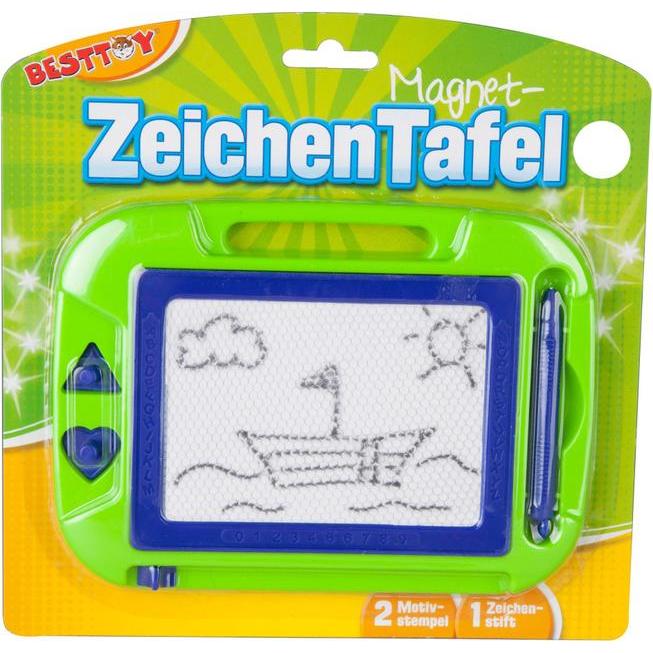 Besttoy Magnet Zeichentafel blau-grün