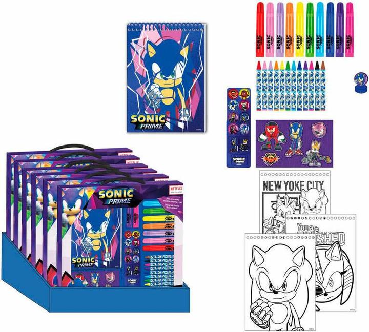 Immagine prodotto Cerda Sonic Prime - Set da colorare in espositore stand-up
