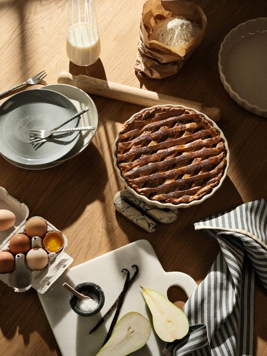 Image du produit Broste Copenhagen Olina planche à découper white marmor 14x17cm