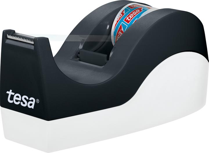 Produktbild tesa EASY CUT ORCA Tischabroller, sauberer Schnitt, inkl. 8 Rollen tesafilm