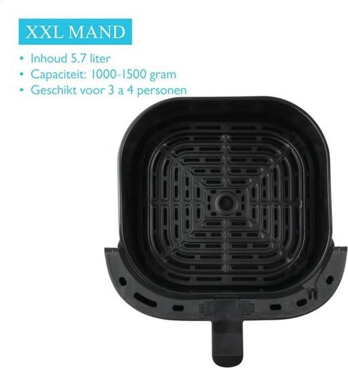 Produktbild SJMG Keramische airfryer / heteluchtfriteuse Wartmann WM 2203AF