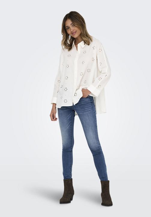 Produktbild Only Onlnew Lina Grace Ls Brod Angl Shirt Wvn (S)