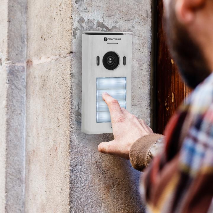 Actual product image Smartwares DIC-22242 Video intercom system for 4 flats