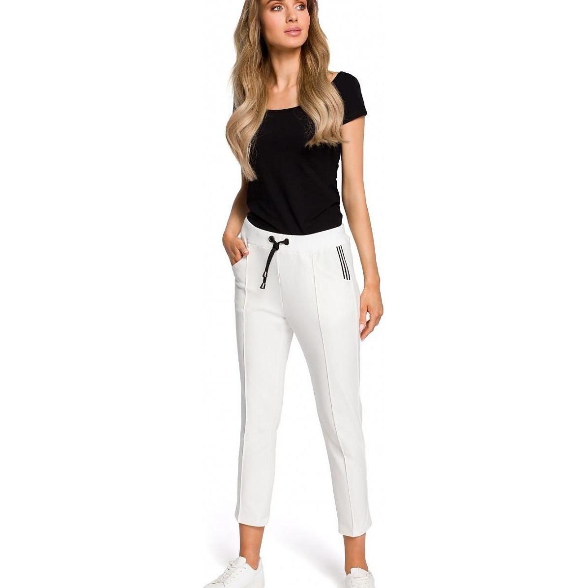 Made of Emotion, Damen, Hosen, Damen Hose Moe, Beige, (XL)