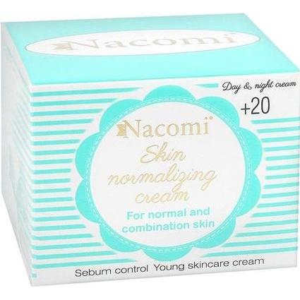 Nacomi, Gesichtscreme, NACOMI Silk Normalizing Cream krem normalizujacy 20+ na dzień i na noc 50ml (50 ml, 24h Creme)