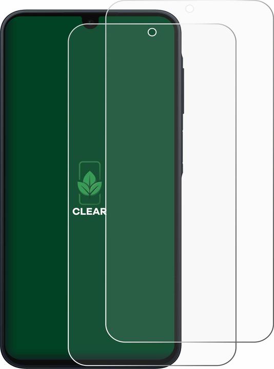 Actual product image ScreenLeaf Protective film sustainable screen protector screen protector film clear transparent (2 Piece, Samsung Galaxy A16)