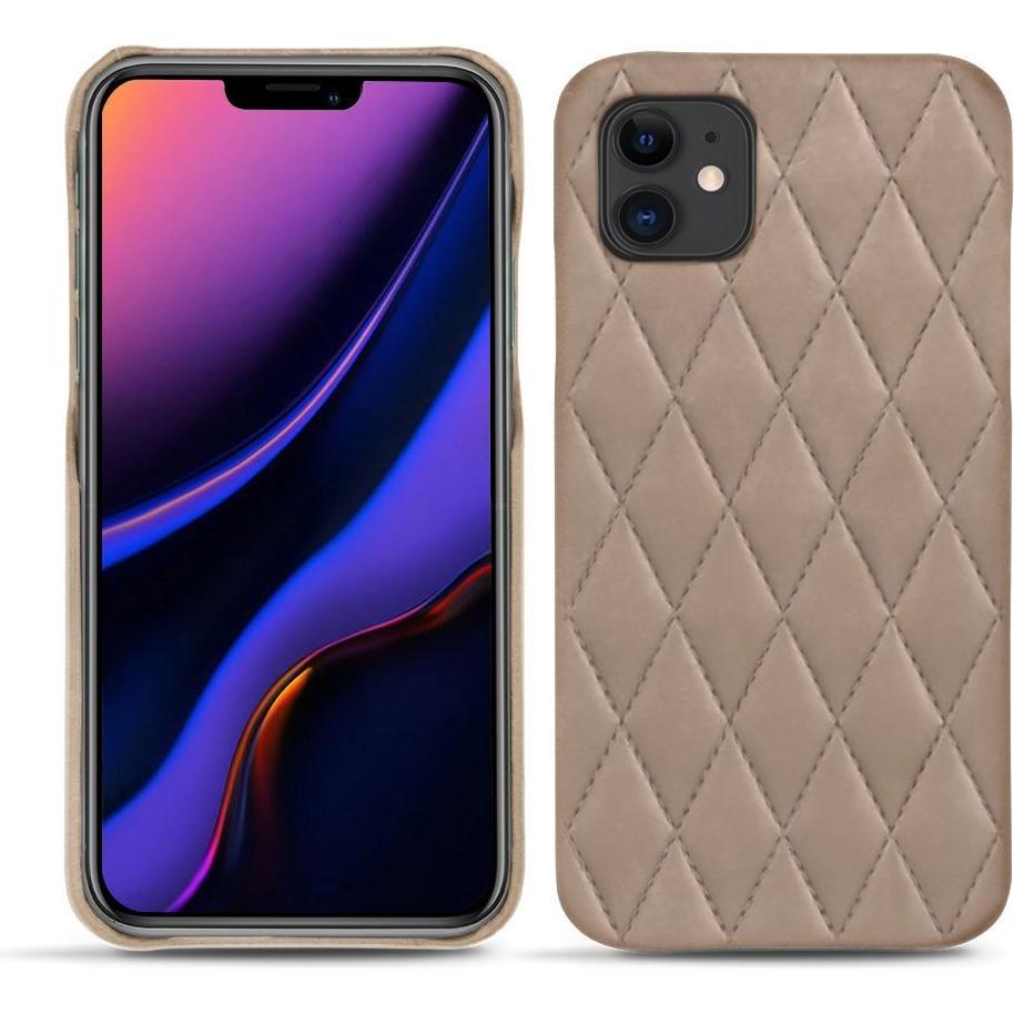 Thumbnail - Noreve Lederschutzhülle (Apple iPhone 11), Smartphone Hülle, Beige